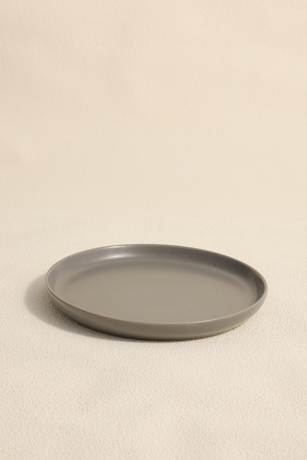 Plato Postre Dark Grey Color Unico