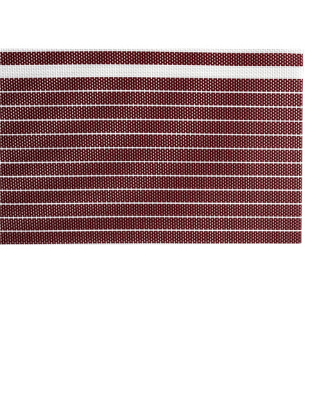 INDIVIDUAL PVC RAYAS 45x30CM ROJO/BLANCO INDIVIDUAL PVC RAYAS 45x30CM ROJO/BLANCO