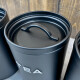 Set de 3 Recipientes AZU/TÉ/CAFÉ con asa 11x16cm NEGRO
