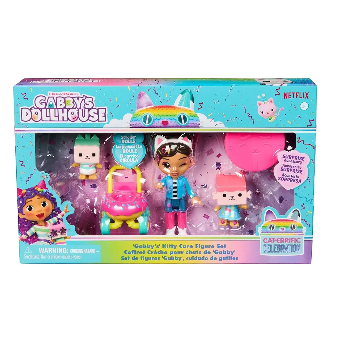 La Casa de muñecas de Gabby Mini Set Cuidado de Gatitos 