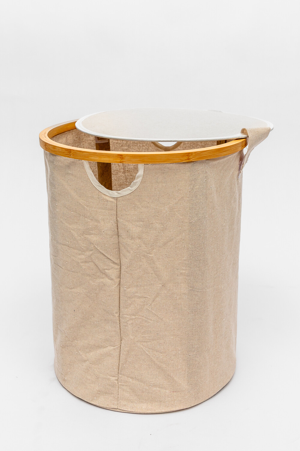 Cesto Solara Liso C/tapa Beige