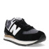 Championes de Hombre New Balance 574 Negro - Blanco