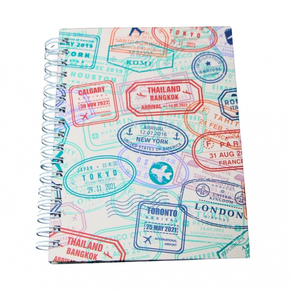 AGANEDA ABEZETA 267 SETTIMANALE TAPA SELLOS PASAPORTE
