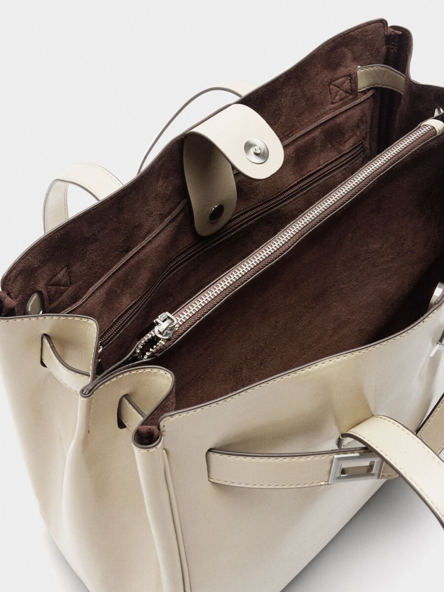 Bolso Para Portátil Con Colgante crudo