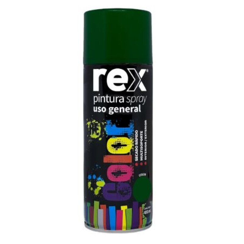 Pintura en Aerosol Spray Uso general - Secado Rápido Verde Oscuro