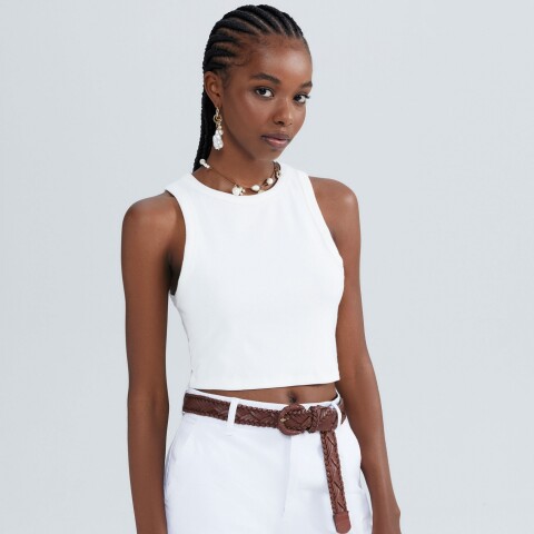BLUSA SM FEM BEGE CLARO