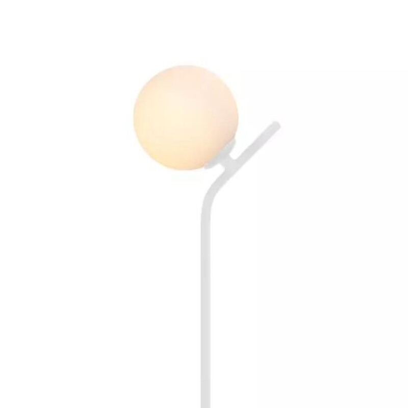 VELADOR DE MESA LUNA ALUMINIO 415MM 1XG9 BLANCO VELADOR DE MESA LUNA ALUMINIO 415MM 1XG9 BLANCO