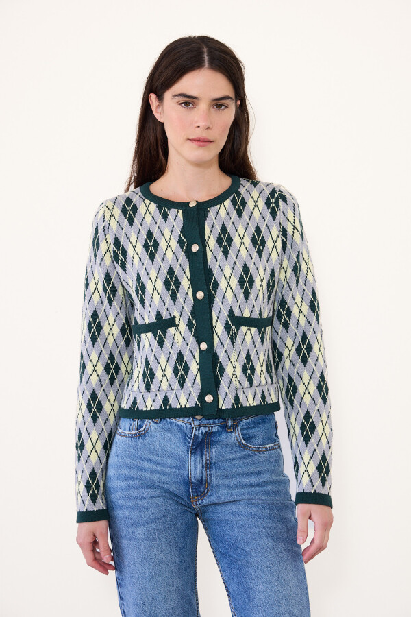 Saco Rombos Renata Verde