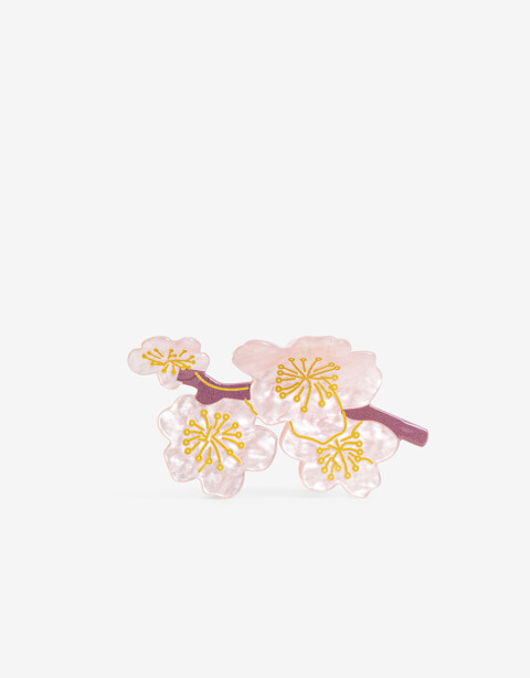 Broche Flores Broche Acrílico De Flor De Cerezo - Rosa Pastel