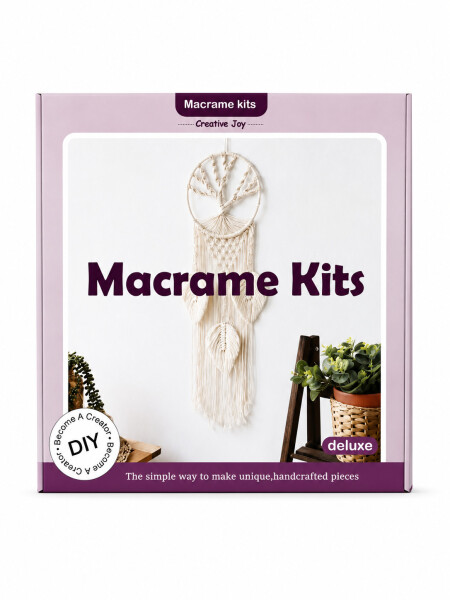 MACRAME SET PARA NIÑOS MULTICOLOR