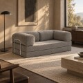 Sillón Cama Teddy Gris | PREVENTA