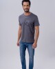 Remera manga corta Gris oscuro