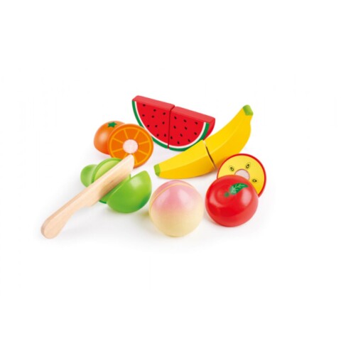 Set x7 frutas de madera para cortar Set x7 frutas de madera para cortar