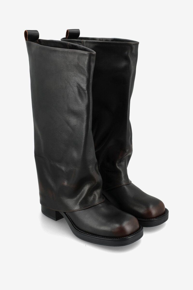 BOTA HEBILLAS Marron