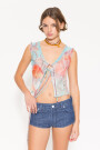 MINI SHORT BUBBLE Azul