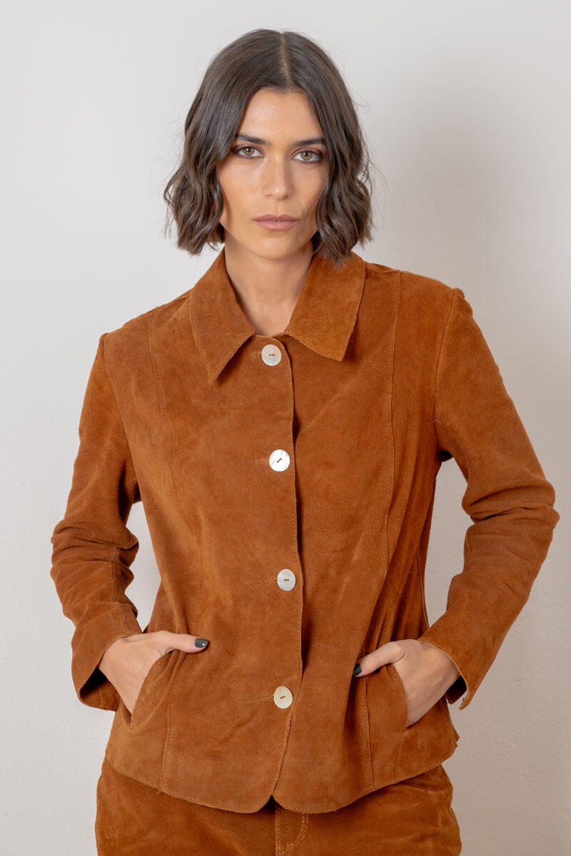 Blazer cloe Oxido gamuza