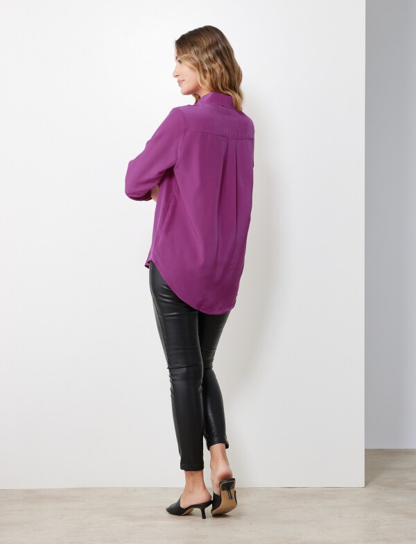 Camisa Saten VIOLETA