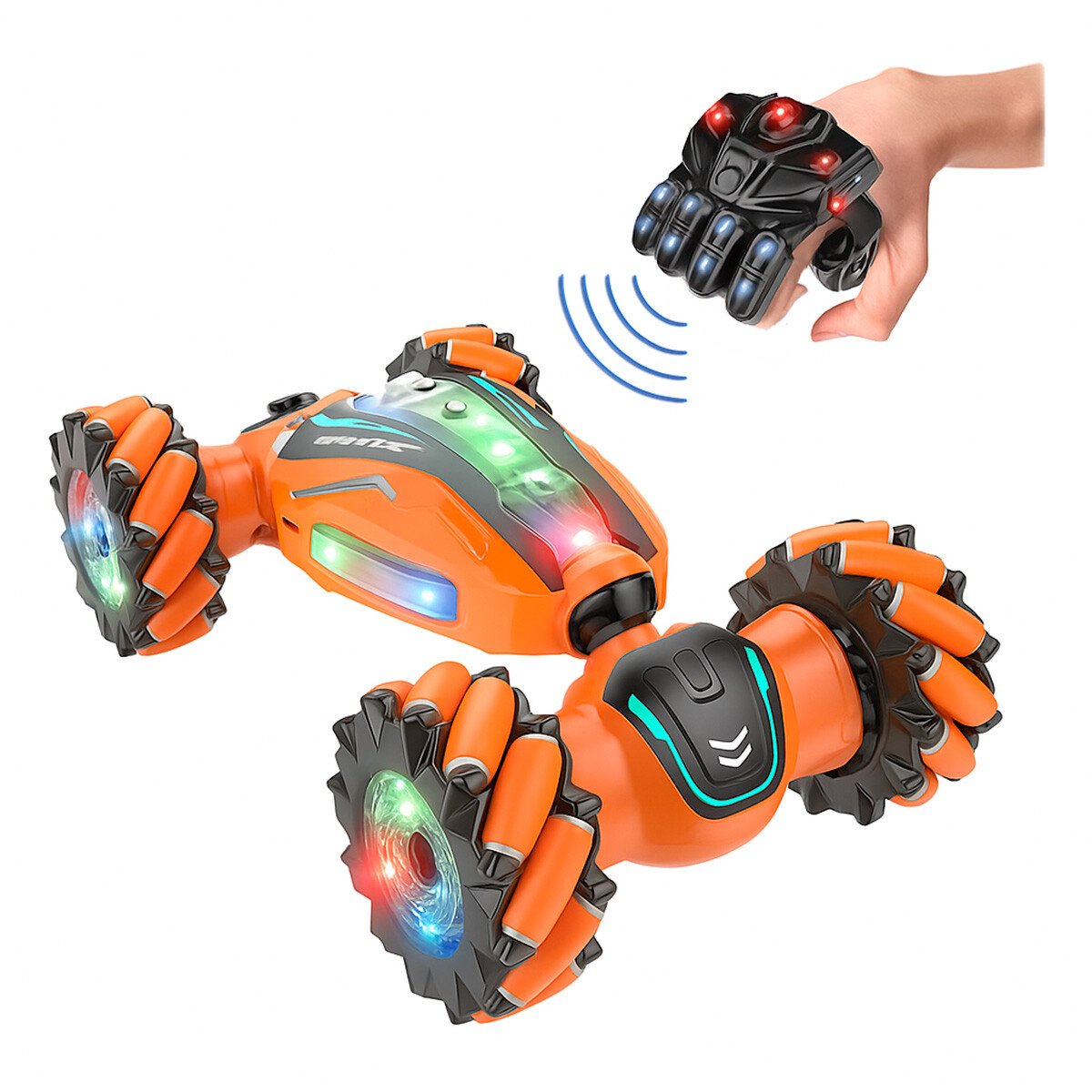 Auto acrobático multidirección control por sensor de manos 