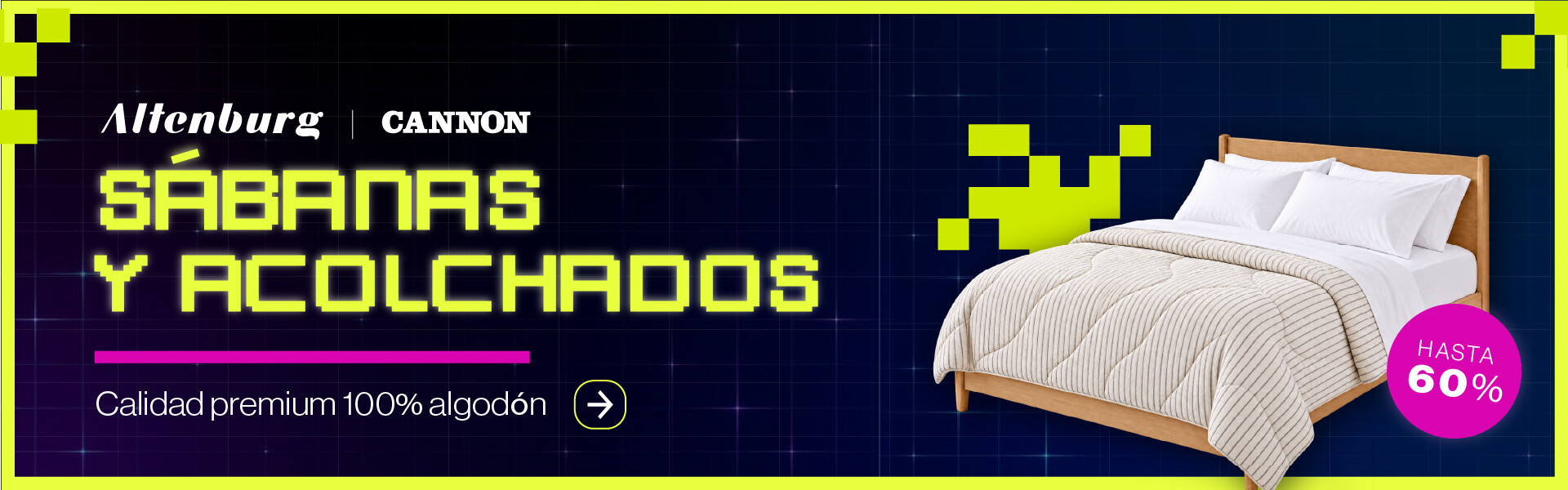 CyberDeco_ NOV | Sábanas y acolchados