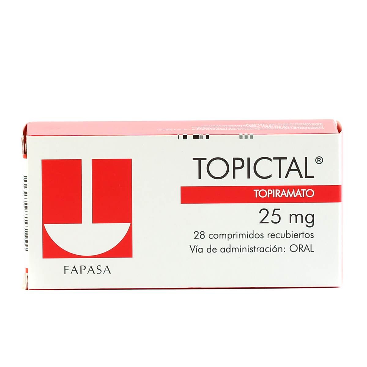 TOPICTAL 25 MG. CJ X 28 COMP. 