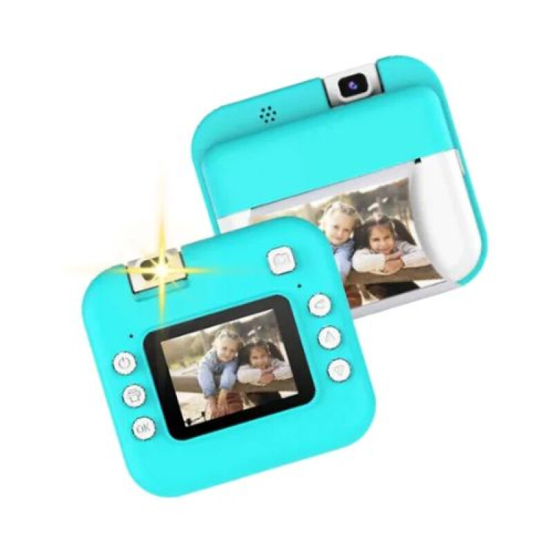 Camara de fotos infantil doble modo - Verde Camara De Fotos Infantil Doble Modo - Verde