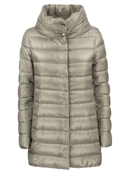 Herno-Campera de nylon rellena de plumas, Amelia Gris