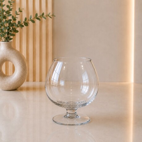 Florero Globo con Pedestal - Altura 18 cm - Ø 17cm Florero Globo con Pedestal - Altura 18 cm - Ø 17cm
