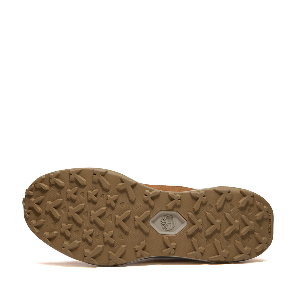 Mid Lace Up Sneaker Medium Brown Suede