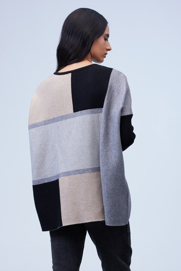 Buzo Colorblock GRIS/MULTI