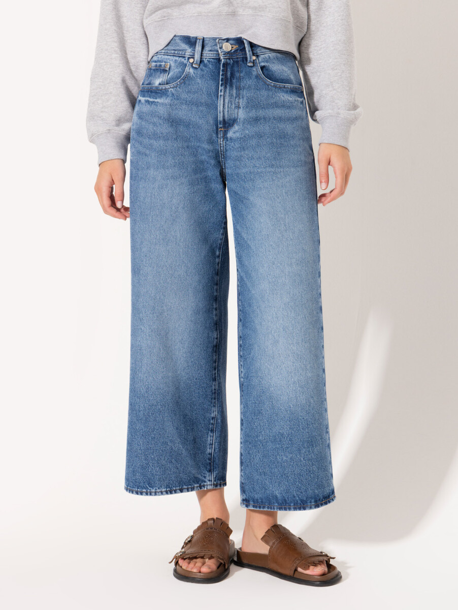 JEANS WIDE X BLUE 