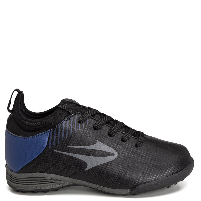 Championes de Fútbol 5 Infantiles Topper Stingray II Mach Negro - Azul - Gris