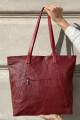 Bolso Sur Bordeaux Esterillado