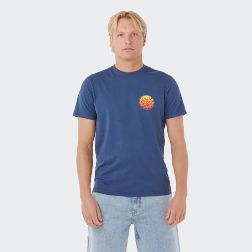 Remera Rip Curl Wettie Passage Icon Azul
