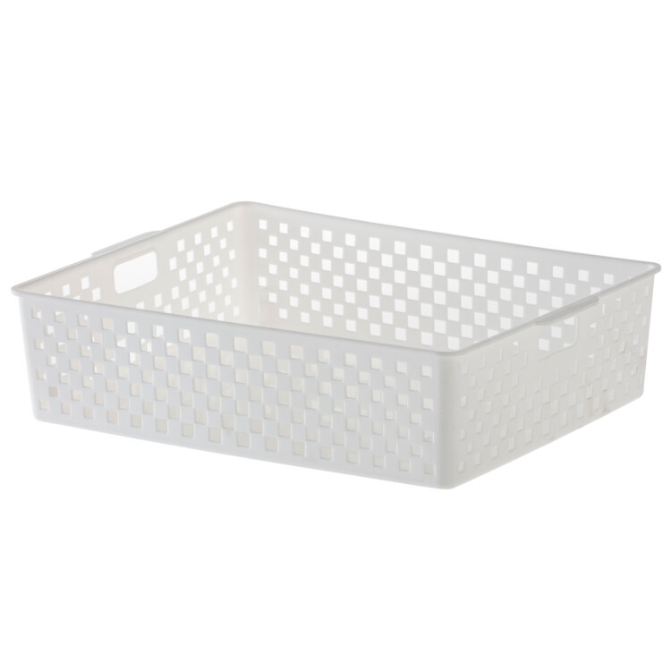 CESTO ORGANIZADOR QUADRATTA 34X27X9 BLANCO CESTO ORGANIZADOR QUADRATTA 34X27X9 BLANCO