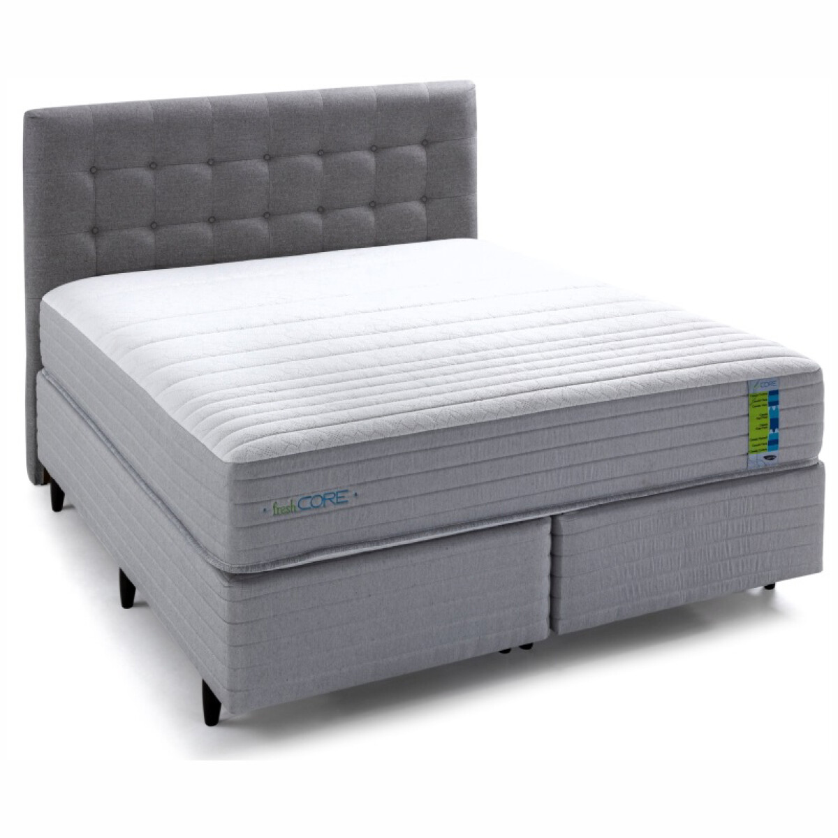 Sommier Fresh Espuma Visco-Elástica - 190 x 200 King Especial 