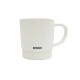 Taza plástica blanca