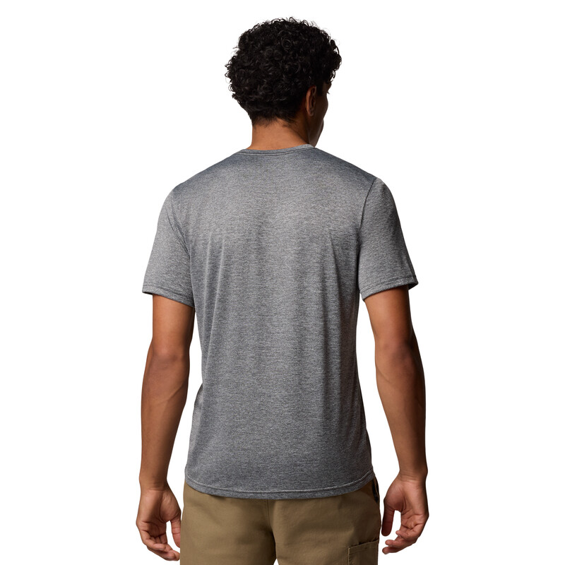 Remera Columbia Hike Crew Hombre BLACK / SHARK