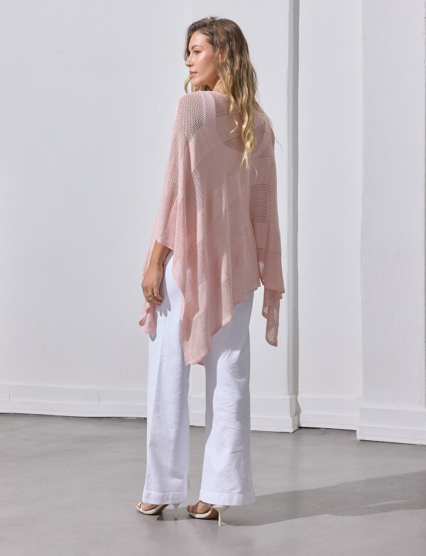 Poncho Lurex ROSA