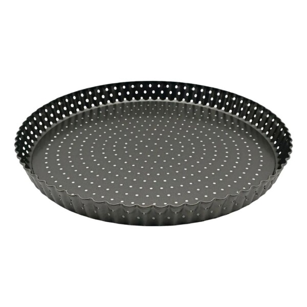 TARTERA PERFORADA ACERO CARBONO FONDO REMOVIBLE 26 cms TARTERA PERFORADA ACERO CARBONO FONDO REMOVIBLE 26 cms