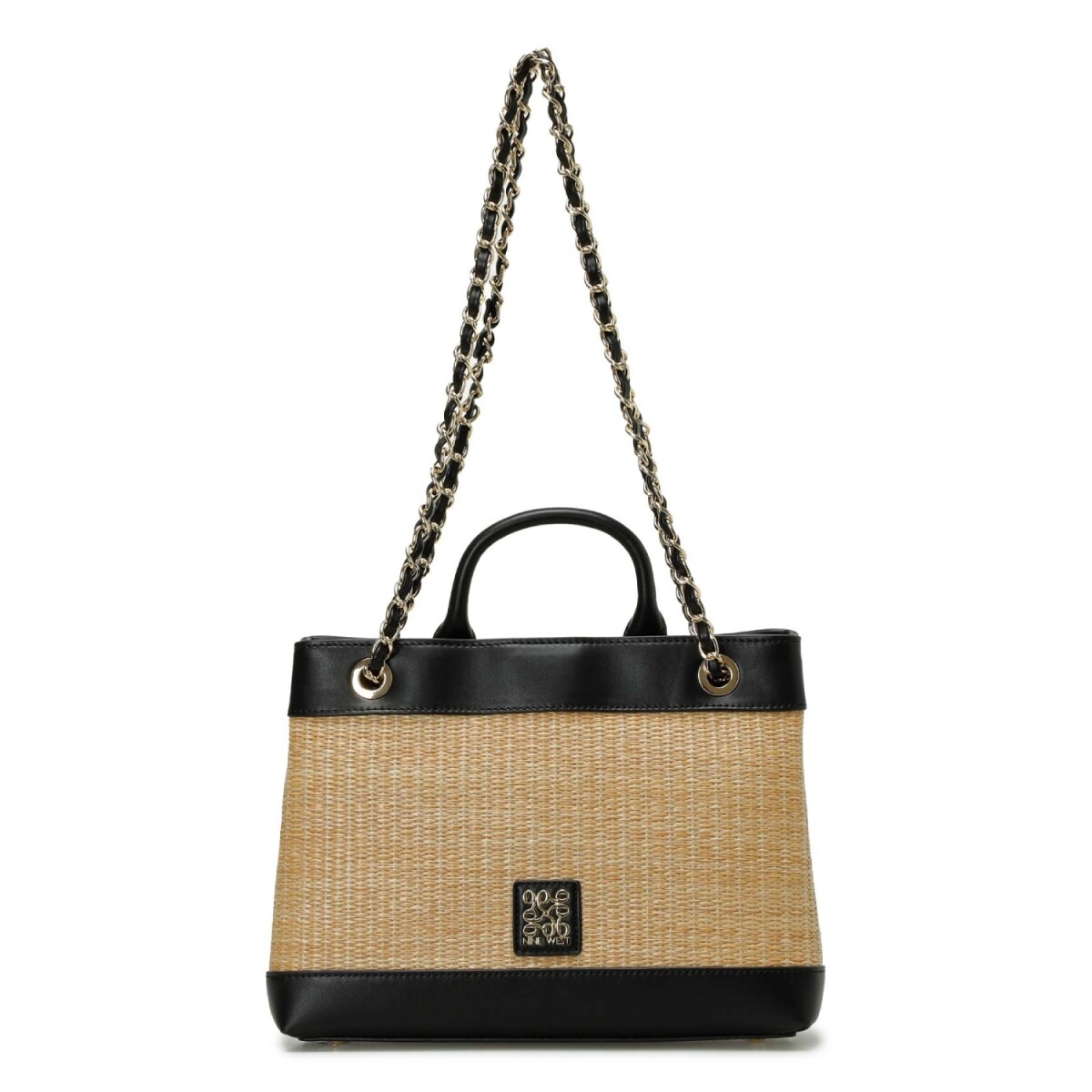 Omyra Satchel - Natural/black 