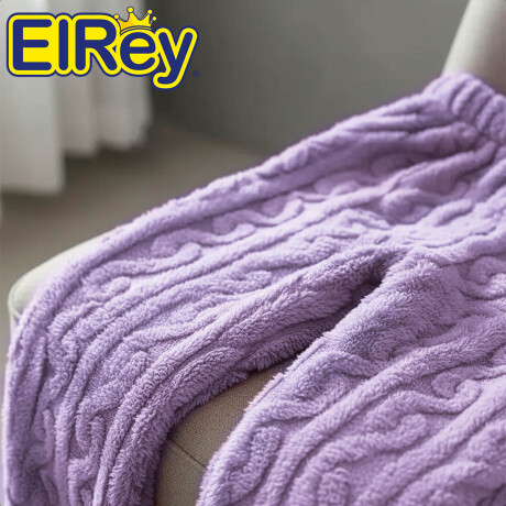 Conjunto Pijama Jogging Peluche Abrigo Buzo Pantalón Violeta