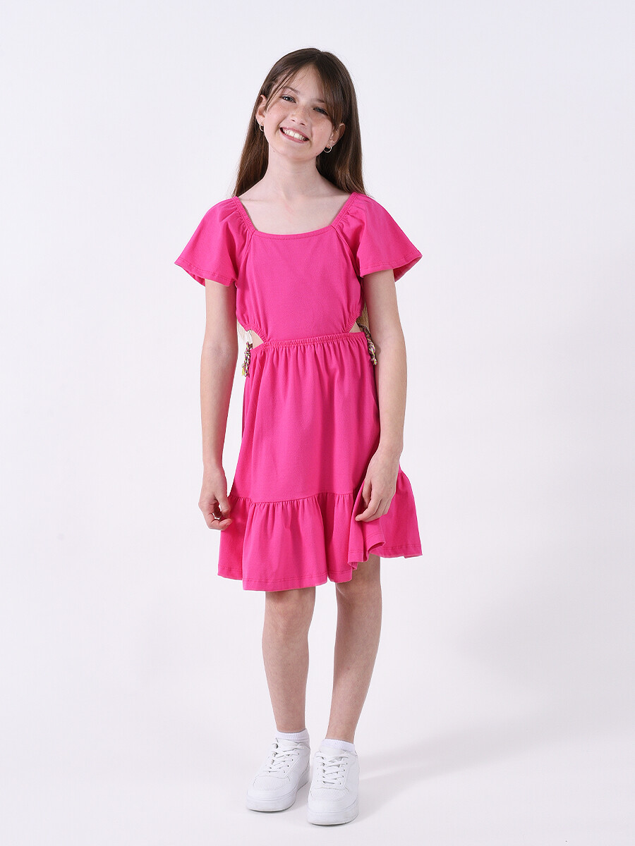 VESTIDO MONDY - FUCSIA 