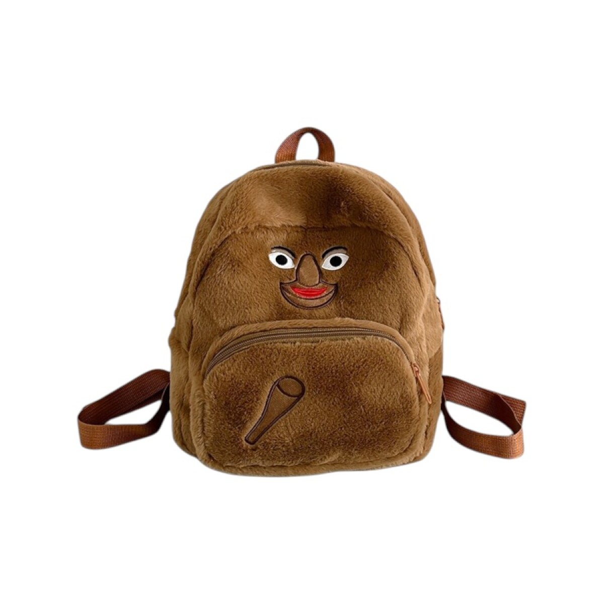 Mochila Peluche LB-11 de Felpa - MARRON 