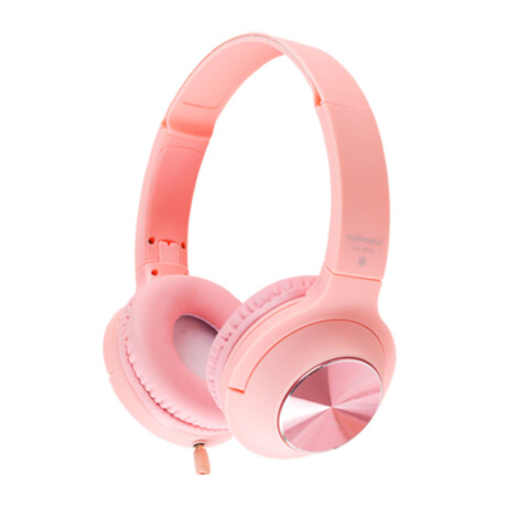 AURICULARES CON CABLE HZ600 DE VINCHA AJUSTABLE ROSADO AURICULARES CON CABLE HZ600 DE VINCHA AJUSTABLE ROSADO