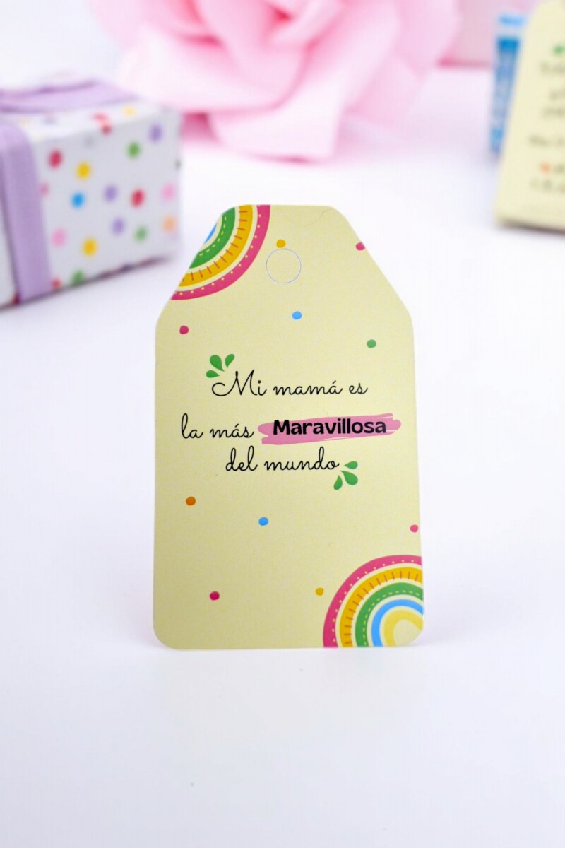 Tag colgante día de la madre - DISEÑO 14 