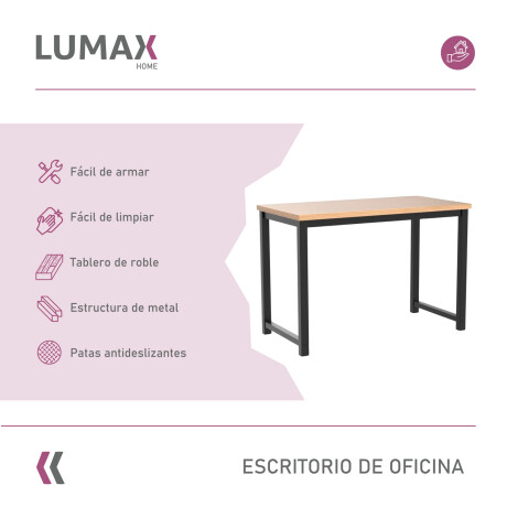 Escritorio madera e hierro 120x80 Escritorio madera e hierro 120x80