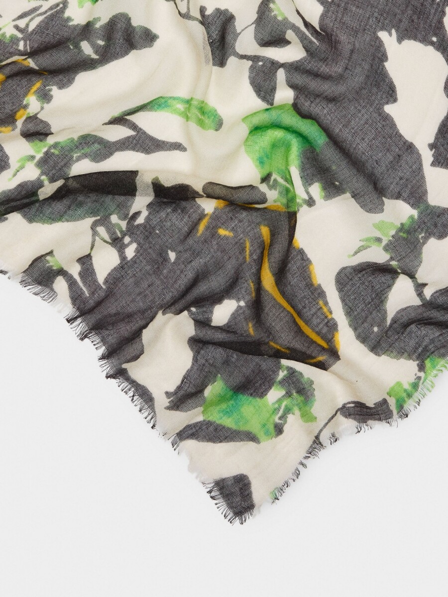 Pañuelo Estampado verde