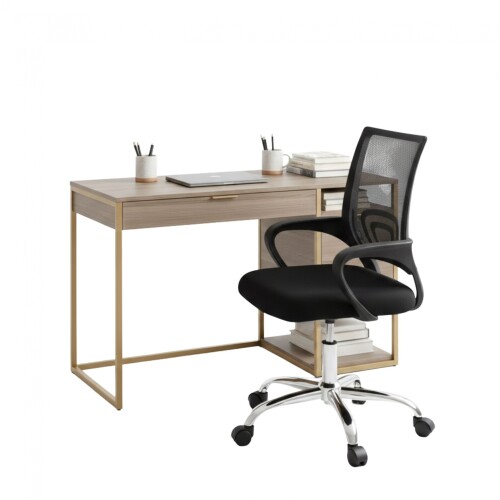 Combo Escritorio + Silla de Oficina - Lux Combo Escritorio + Silla de Oficina - Lux