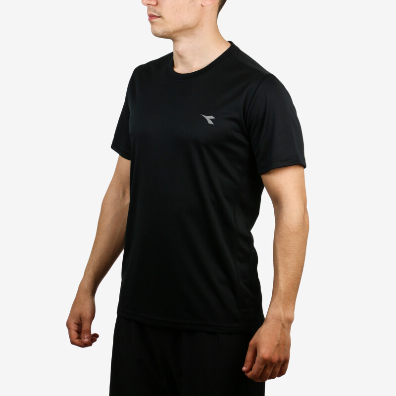 Diadora Hombre Sport T-shirt -black Negro