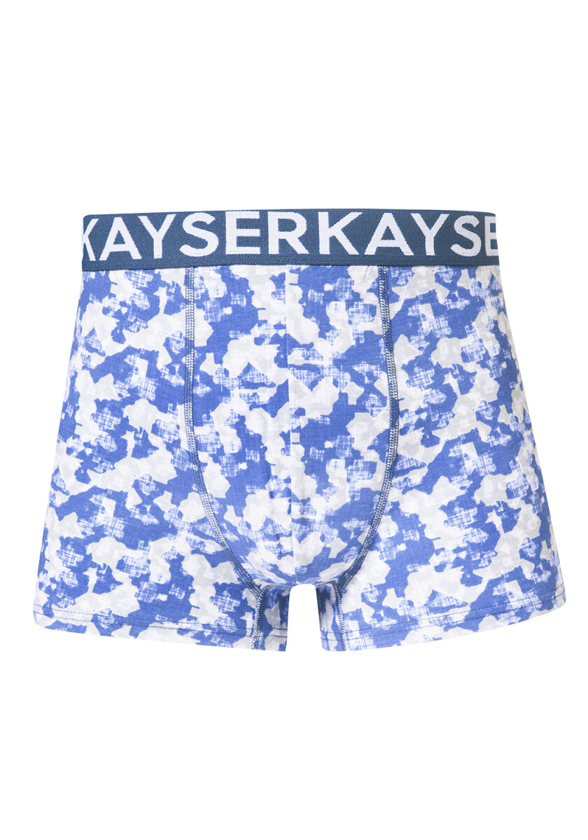 BOXER ALG. CORTO - AZUL PIEDRA 